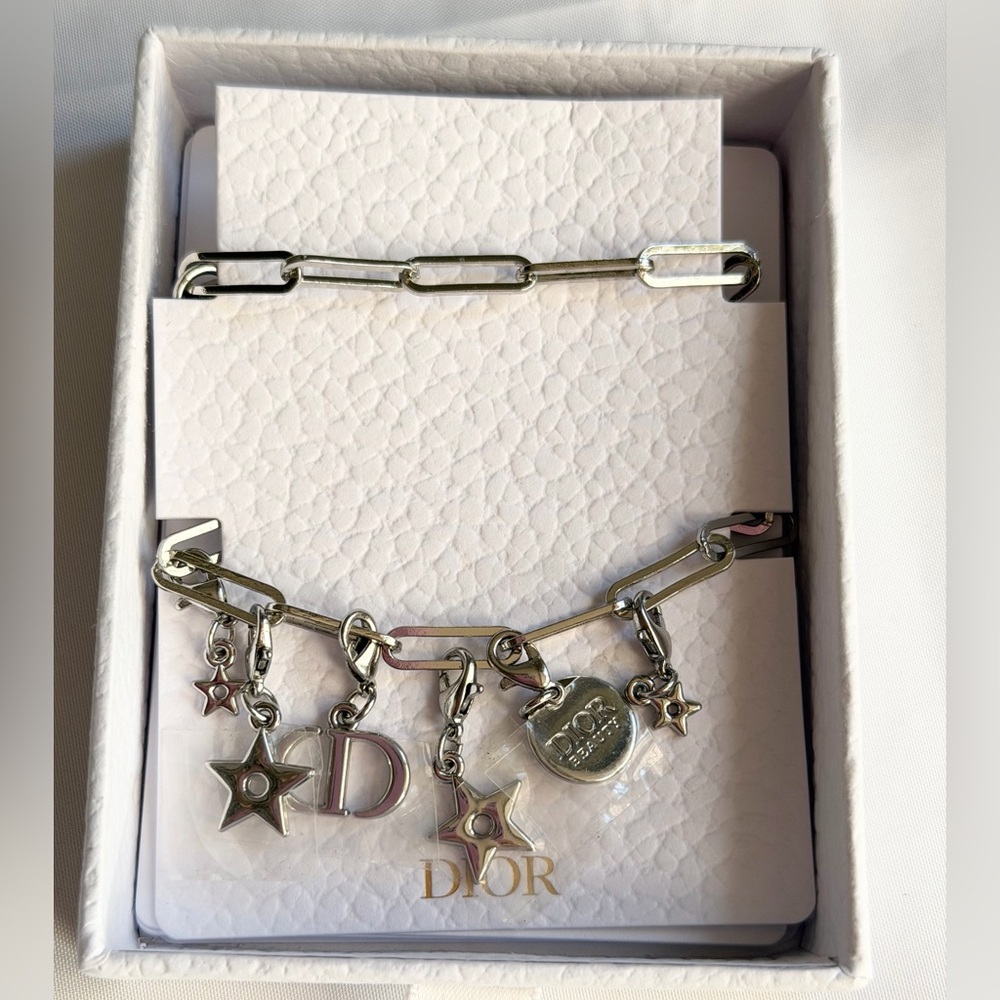 Dior Phone Charm (Dior Beauty Gift with Purchase item) - Silver-tone